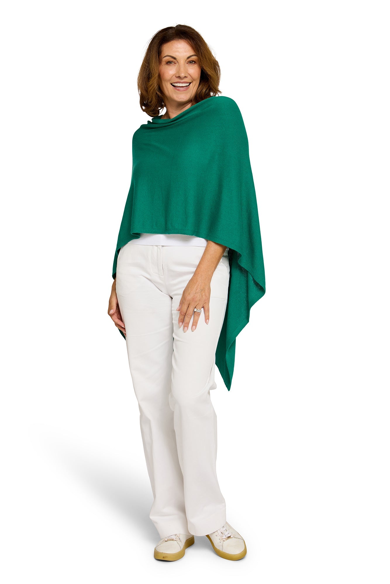 Viridian Cotton Cashmere Topper