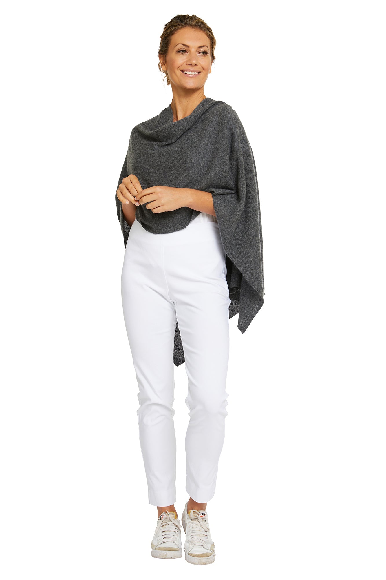 Graphite Cashmere Topper