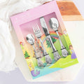 Engraved Stainless Steel Children's Cutlery 4 Piece Set Fairy Tale