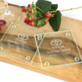 Engraved Corporate Glass Coasters