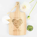 Engraved Mother's Day Wooden Cheese Serving Paddle Board