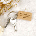 Mother's Day Engraved Rectangle Wooden Keyring
