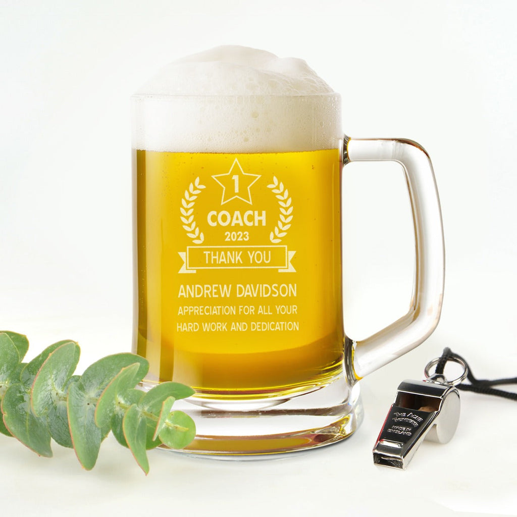Engraved Trophy Award 500ml Beer Mug Stein