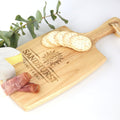 Engraved Wooden Cheese Paddle Board Corporate Gift