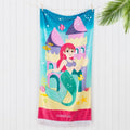 Embroidered Mermaid Beach Towel