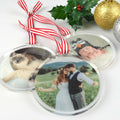 Photo Printed 6mm Clear Acrylic Christmas Bauble Decoration
