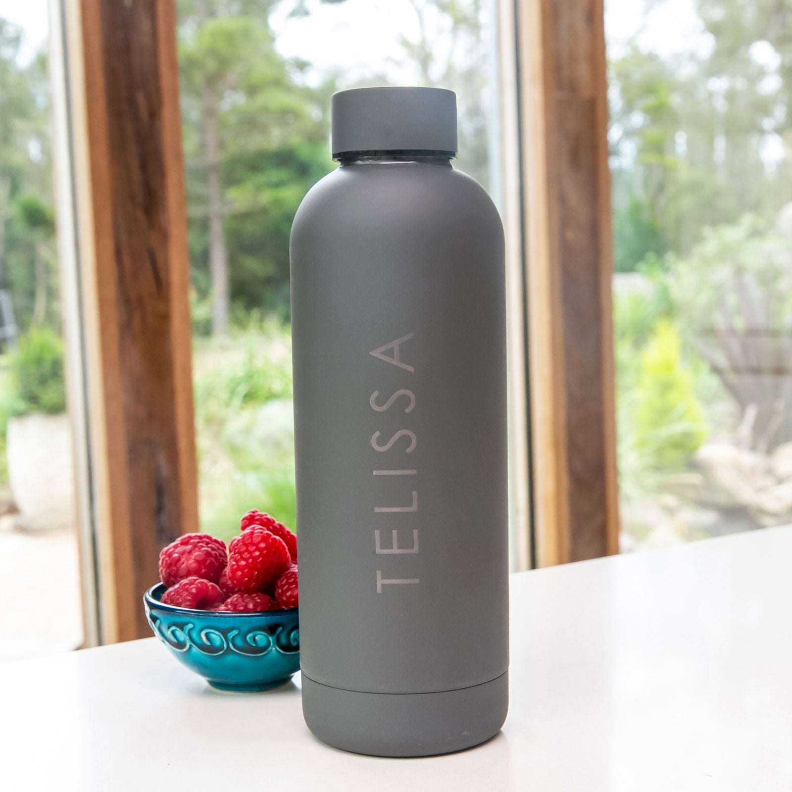 Engraved Luxe Matte Finish 500ml Stainless Steel Water Bottle